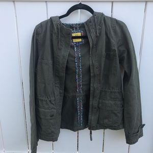 Green army jacket